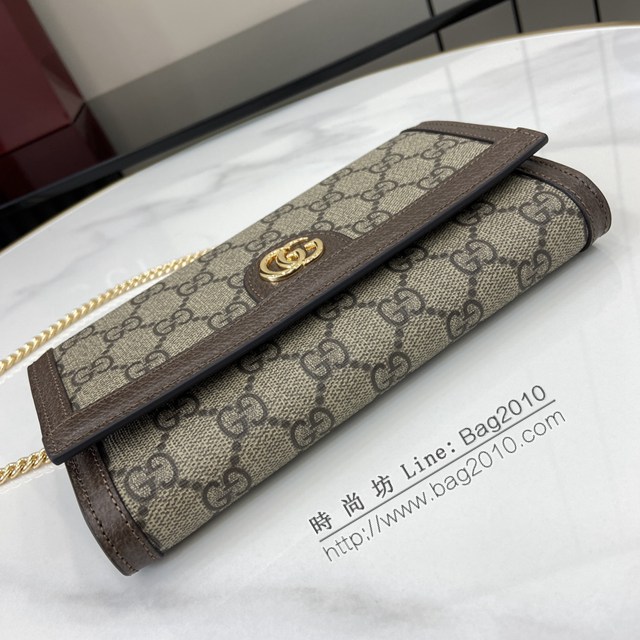 Gucci專櫃古馳最新款Ophidia系列鏈條小挎包 jh2827型號：772309